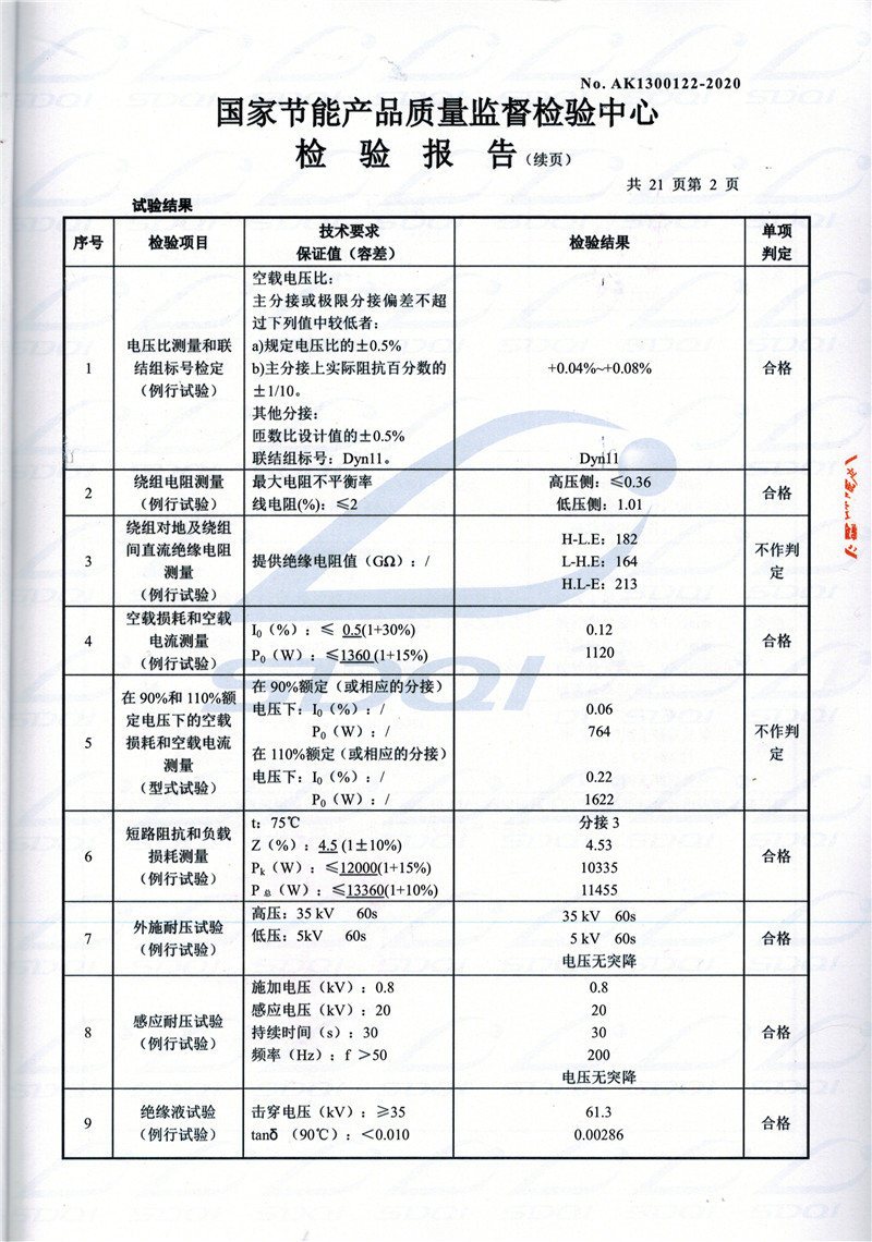 高低压试验报告-S11-1250洛浦洛浦洛浦油浸式变压器-2.jpg